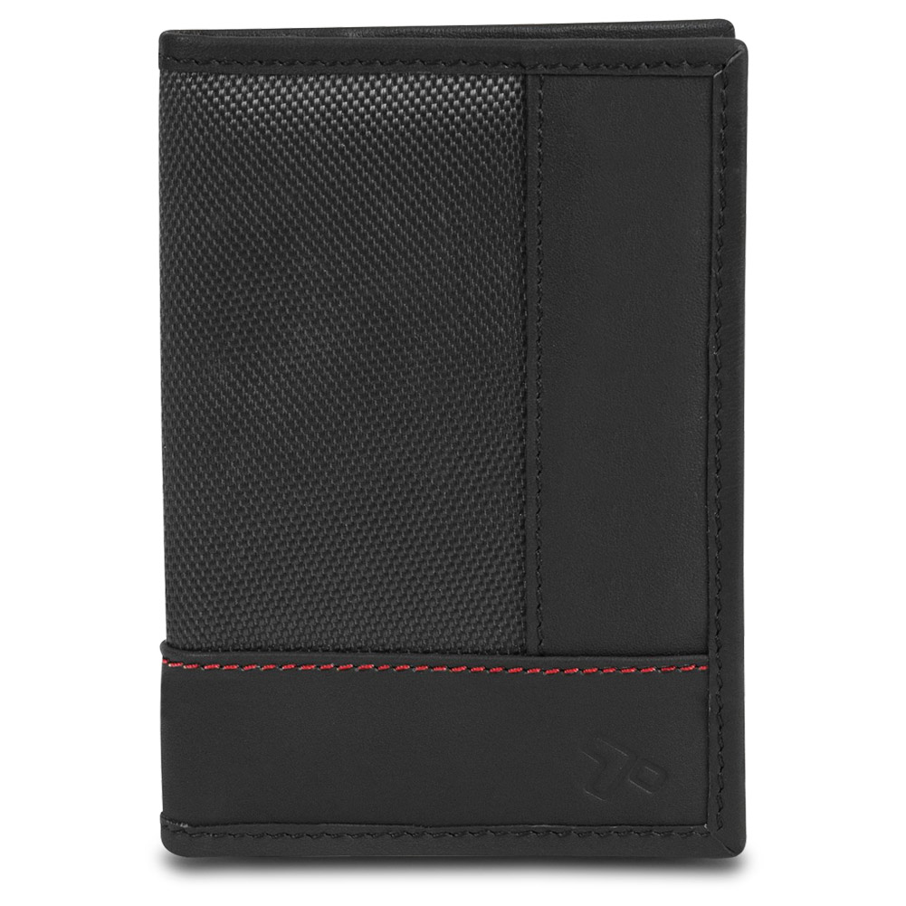 Billetera Bewmer 2 BEWMER Cartera Tarjetero 1 Para Hombre Y Mujer - Billetera Pequeña Porta Tarjetas Con Protección RFID Y Pinza Para Billetes De Fibra De Carbono (Negro Regalo San Valentin Hombre